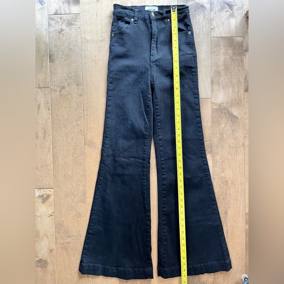 ROLLAS East Coast Flare Jeans Black - Picture 6 of 8